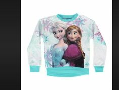 Brand New  sweater for girls size XL (12/14) Disney Princess Babies, Frozen Sisters, Teen Sweater, Frozen Elsa And Anna, Girls Fleece, Fleece Sweater, Sweaters And Leggings, Girl Sweatshirts