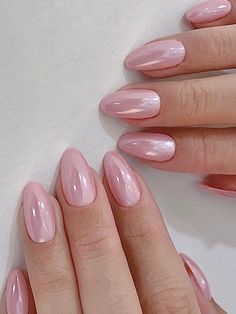 Kutek Disney, Dots Nails, Pink Nail, Minimalist Nails, Dream Nails, Chic Nails, Chrome Nails