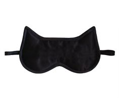 Black Cat Sleep Mask, Natural Silk Satin Eye Mask, Kitty Face Mask, Comfortable Sleeping Eye Mask, L Cat Eye Mask, Cat Sleep, Sleeping Eye Mask, Eye Mask Sleep, Mask Cat, Sleepy Kitty, Silk Sleep Mask, Silk Eye Mask, Sleep Masks