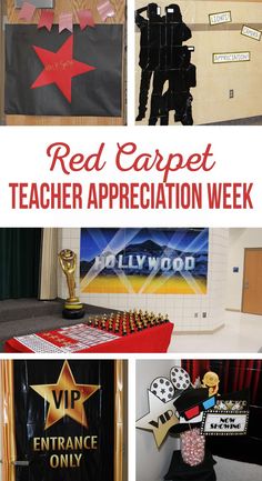 the red carpet teacher appreciation week is here and it's so much fun to do