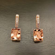 Natural Finely Faceted Quality Morganite Diamond Earrings 14k Gold 9.93 TCW Certified $5,950 018685This is a Unique Custom Made Glamorous Piece of Jewelry!Nothing says, “I Love you” more than Diamonds and Pearls!This pair of Morganite earrings has been Certified, Inspected, and Appraised by Gemological Appraisal LaboratoryGemological Appraisal Laboratory of America is a proud member of:- GIA Alumni Association- National Association of Jewelry Appraisers- International Consortium Gem-Testing Labo Aaa Quality Diamond Earrings For Formal Events, Aaa Quality Diamond Earrings For Formal Occasions, Rose Gold Formal Earrings, Aaa Quality 14k Gold Earrings For Formal Occasions, Luxury Drop Earrings With Bail, Elegant Faceted Yellow Gold Earrings, Classic Rose Gold Gemstone Earrings, Luxury Classic Citrine Earrings, Luxury Faceted Citrine Earrings