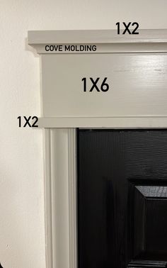 the measurements for a fireplace surround are shown above the door and below the window sill