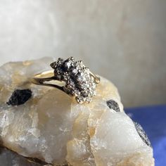 This Heavy Duty Diamond Cluster Holds 19 Beautiful Stones. It’s A Size 8.5 But Having It Resized Wouldn’t Be An Issue. The Gold It’s Set In Is 10k Yellow Gold And The Total Weight Of The Ring Is 3.6 Grams. All Materials Have Been Tested And Authenticated By A Local Jeweler. Beautiful Stones, Ring Color, Diamond Cluster, The Gold, Cluster Ring, 10k Gold, Womens Jewelry Rings, Heavy Duty, Yellow Gold