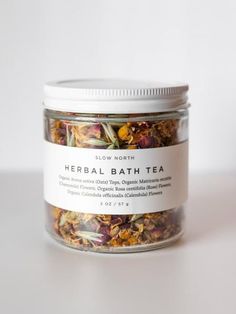 Our Herbal Bath blend is a perfect way to enjoy the healing benefits of plants with properties soothing to both the skin + spirit. Ingredients: Organic Avena Sativa (Oats), Organic Matricaria recutita (Chamomile), Organic Rosa centifolia (Rose), Organic Calendula officinalis (Calendula) To prepare your Herbal Bath Tea: Run a bath with water as hot as you can. Fill compostable tea bag (included) with 1/3 of the blend. Add to your bath and let "steep" until the water is cool enough to touch. Breat Matricaria Recutita, Herbal Bath Tea, Tea Product, Natural Bath Salts, Centifolia Rose, Soya Mumu, Calendula Officinalis, Bath Recipes, Bath Tea