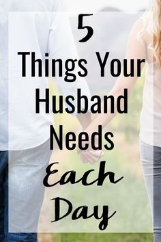 The key to a happy marriage isn't a secret. Here are 5 Things to Do for Your Husband That He Needs Each Day to keep your husband happy and your relationship on the right track! #marriage #marriagetips #marriageadvice #happymarriage #husbands #wives #couples Love You Husband, Happy Husband, Successful Marriage, Christian Marriage