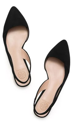 Tory Burch Classic Pointy Toe Slingback Flat Slingback Flats, Slingback Shoes, Womens Shoes High Heels, Handbags Michael Kors, Spring Shoes, My Shoes