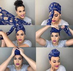 Super easy way to tie a head-wrap! This wrap is from NPTRESSTREATS. Use my discount code: CURLYPRI Twa Hairstyles, Ag Hair Products, Twist Style, Influencers Fashion, Strong Hair