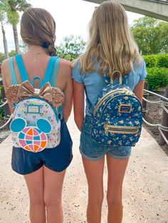 Disney Style Backpack For School, Disney Student Backpack, Cheap Disney Multicolor Backpack, Disney Minnie Mouse Backpack For Travel, Multicolor Disney Backpack, Senior Trip, Disney