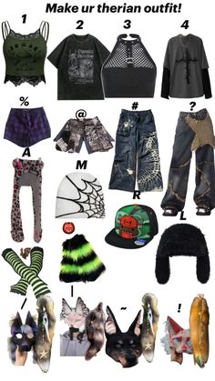 Make your therian outfit! <3 Outfit Ideas For School, Maybe In Another Life, In Another Life, Warrior Cat, Alt Fashion, Emo Goth, Cleaning Schedule, Alternative Outfits