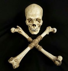 a skull and crossbones are shown on a black background in this image, there is no image here to provide a caption for