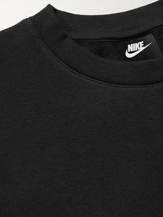 Nike's 'Sportswear' collection is designed for days outside the gym. Embroidered with the iconic 'Swoosh' at the chest, this relaxed sweatshirt is cut from brushed Tech Fleece that's soft and warm. Nike Sweatshirt With Logo For Streetwear, Nike Urban Style Athletic Sweatshirt, Moisture-wicking Fleece Sweatshirt For Streetwear, Black Logo Tops For Streetwear, Moisture-wicking Fleece Sweatshirt, Black Tops With Logo Detail For Streetwear, Nike Sweatshirt With Logo Print For Sports, Nike Sweatshirt With Logo Print For Sports Events, Nike Sporty Sweats For Streetwear