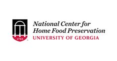 the national center for home food preservatition university of georgia logo on a white background