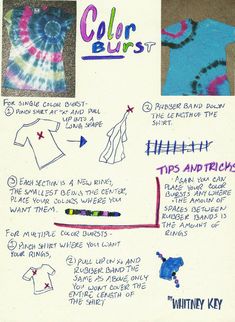 an image of some type of clothing that is very colorful and has information about it