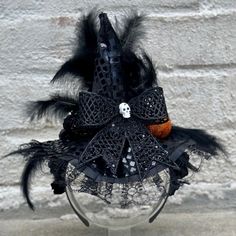 This black Witchy headpiece will take your Halloween outfit to the next level. It is an easy way to add a bit of spooky to you Halloween. *Locally hand made in New Orleans. Headpieces usually ship within 3-5 business days. Please be aware that due to the unique and handmade nature of each product, color, shapes, and sizes may vary slightly from the photo and descriptions. Witchy Headpiece, Halloween Outfit, Color Shapes, Halloween Outfits, Headpiece, Handmade Natural, New Orleans, Hand Made, Halloween