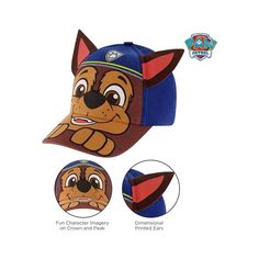 These Adorable Little Boys Baseball Hats featuring Paw Patrol from Nickelodeon are the perfect Baseball cap that your Boy will be proud to wear and show off anywhere he goes. He will be ready for all his daily activities with this fun and stylish Baseball Cap. This Hat Makes a great Gift for young Paw Patrol fans and is sure to be his favorite accessory in no time. Adjustable Baseball Cap For Play, Fun Sports Visor Hat, Adjustable Novelty Sports Hats, Multicolor Hats For Playtime, One Size Fits Most, Adjustable Themed Cap Style Hat, Adjustable Themed Cap, Themed Adjustable Cap, Multicolor Playtime Hat, Fun Multicolor Sports Hat