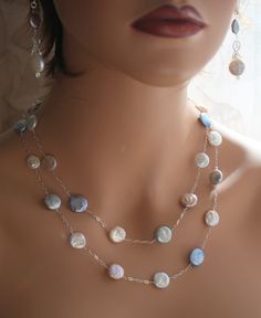 Coin Pearl Necklace, Coin Pearls, Epilator, Tahiti, Wire Jewelry, Pearl Jewelry