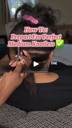 50K views · 3.3K reactions | How To:  Prepart For Perfect Medium Knotless Braids ❗️✨️Traveling Stylist 301-485-9298 Serving All States. Call or text for your next appointment. 

Subscribe Monthly For $19.99 to see extended tutorials- Over 30 tutorials on various styles. Follow To See More Tutorials.  Save and Try For Later. 

💥Extended Tutorials In Subscriptions Only💥

Reasons To Pre-Part Knotless Braids:

✨️Efficiency and Speed: Pre-parting allows the stylist to work more quickly and efficiently. Once the sections are pre-parted, the actual braiding process can proceed smoothly without interruptions to create new parts.

✨️Consistency and Precision: Pre-parting ensures that each section is even and uniform. This leads to a more polished and professional look, as the braids will be of co Separating Hair For Braiding, Parting Medium Knotless Braids, Medium Knotless Parting Chart, Diy Medium Knotless Braids, Medium Box Braids Parts, Medium Knotless Braids Map, Medium Braided Hairstyles Black Women, Medium Parts Knotless Braids, Ways To Part Hair For Braids