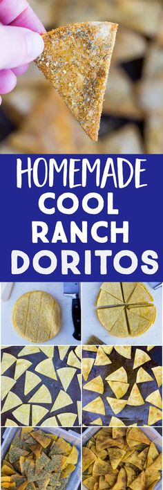 homemade cool ranch doritos recipe that is so good and easy to make