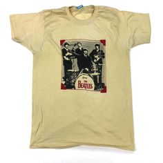 "This Beatles shirt isn't from anything in particular but it can be dated to the late 70's early 80's.  And what a graphic it is... Tag: M Measurements  Armpit to Armpit: 18.5\" Collar to Base: 24.5\" Important Info, Please Read Before Purchase: -All sizes listed are tag labels only.  Please use the measurements provided to ensure a proper fit for your item. -All items are inspected for defects & stains.  Occasionally some issues may not be spotted.  If you are at all concerned about minor imper Beatles Shirt, Tailored Shirts, The Beatles, Classic Looks, Suits You, Fashion Games, Cool Shirts, Effortless Style, Vintage Outfits