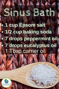 4 Best Essential Oils for Sinus Headache Relief to Reduce Your Pain! Essential Oils Sinus, Sinus Headache Relief, Bath Soak Recipe, Oils For Sinus, Natural Asthma Remedies, Detox Kur, Sinus Headache, Essential Oil Blends Recipes