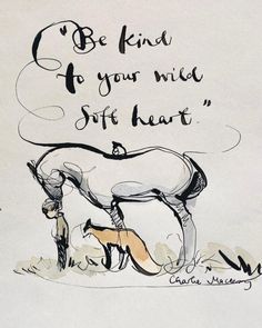 a drawing of a horse with a quote written on the front and back of it