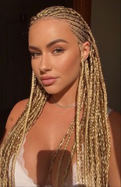 Latest Braided Hairstyles, Afro Braids, Blonde Box Braids, Goddess Braids Hairstyles, Blonde Braids, Protective Hairstyles Braids, Front Hair Styles