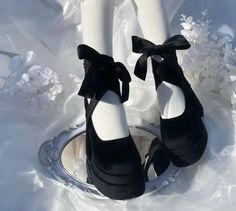 Platform Lace up Luxury Design High Heels Shoes Manhwa Heels, Pinterest Pretty, Thick Heel Shoes, Knee High Boots Flat, Womens Mary Janes, High Heels Shoes, Mary Jane Shoes Womens, College Style, Y2k Outfits