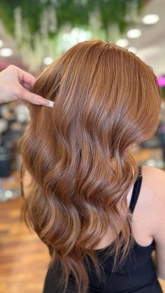 Natural Copper Hair Color Formulas, Light Brown Reddish Hair, Brownish Orange Hair, Golden Auburn Hair, Light Brown Copper Hair, Cinnamon Hair Colors, Hair Dye Shades, Copper Brown Hair, Reddish Hair