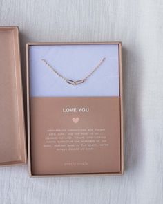 "Save 10%, purchase 2+ items with code: LINKED10 Save 15%, purchase 4+ items with code: LINKED15 Save 20%, purchase 6+ items with code: LINKED20 LOVE YOU GIFT * LOVE YOU NECKLACE unbreakable connections are forged with love. one for each of us... linked for life. these interlocking charms symbolize the strength of our bond. whether near or far apart, we're always linked at heart. each necklace sold separately this is the chic love you necklace you've been looking for! details: sterling silver, 1 Link Necklace, Gold Vermeil, Chains Necklace, Halloween Shopping, First Love, Unique Gifts, Love You, Jewelry Necklaces, Accessory Gift