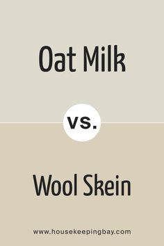 SW 9501 Oat Milk vs. SW 6148 Wool Skein Milk Color, Sherwin Williams Colors, Nursery Room Inspiration, Sherwin Williams Paint Colors, Paint Swatches, Kitchen Inspiration Design