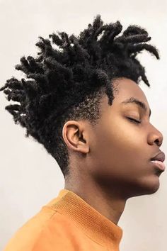 Short Dread Styles for Men: 32 Cute Inspos for the Stylish Guy Cool Black Hairstyles Men, Black Mens Long Hairstyles, High Top Hairstyles, High Top Dreads Men, Hair Styles For Black Men, Black Hairstyles Men, High Top Fade Haircut, High Top Dreads, Top Fade Haircut