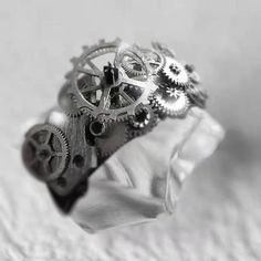 Ring Size: 8, Main Stone Color: Silver Hip Hop Mode, Steampunk Party, King Horse, Steampunk Rings, Ring Man, Hand Accessories, Moda Punk, Technology Accessories, Retro Ring