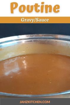 there is a potting sauce in the pan on the stove with text overlay