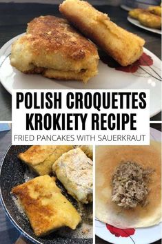 polish croquettes are an easy and delicious recipe for fried pancakes with sauerkraut