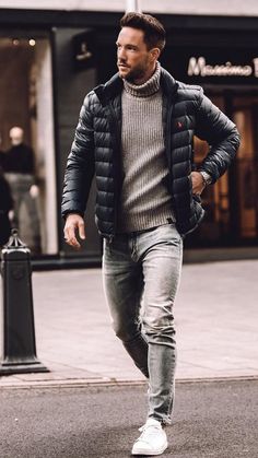 Best Winter Outfits Men, Comfy Winter Fashion, Cool Winter, Mens Fashion Smart