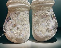 Stand out on your special day with custom bedazzled Crocs! Perfect for proms, weddings, or any occasion where you want to combine comfort with sparkle. Each pair is handcrafted with high-quality rhinestones and embellishments, giving you a unique look that's sure to shine. Add some glam to your step! ✨ Made-to-order ✨ Unique, custom design ✨ Perfect for prom, weddings, parties, and more! #BedazzledCrocs #CustomCrocs #PromShoes #WeddingCrocs #SparkleCrocs #CustomShoes #UniqueFootwear #HandmadeSho Wedding Crocs, Bedazzled Crocs, Custom Crocs, Crocs Fashion, Special Occasion Shoes, Augusta Ga, Clogs And Mules, Prom Shoes, Clogs Shoes