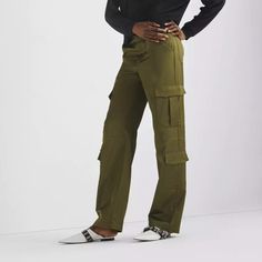 The Cailyn. Satin Gets A Utilitarian Overhaul. Tailored For A Relaxed Fit With Cargo Pockets, This Mid-Rise Pant Is Crafted In Japanese Satin With Wide Legs And Side Pockets. Hook & Bar At Center Front Waistband Unlined Slant Pockets, Back Patch Pockets, 2 Cargo Pockets At Each Leg Relaxed Fit Size 27: 32" Waist, 41 1/4" Hip, 11 3/4" Rise, 31 1/2" Inseam, 19 1/2" Leg Opening 58% Cotton 42% Rayon Dry Clean Only. Size 27 Brand New With Tags! Retails $495 Slouchy Pants, White Spaghetti Strap, Adidas Track Suit, American Flag Sweater, Culotte Pants, Cotton Chinos, Compression Pants, Bone White, Cargo Pant