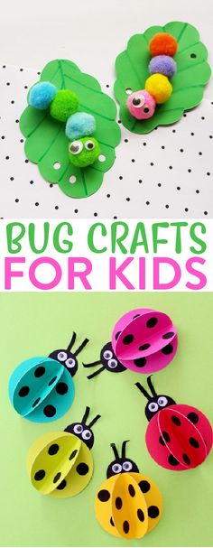 bug crafts for kids that are easy to make