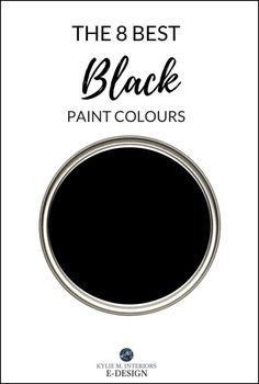 the 8 best black paint colors