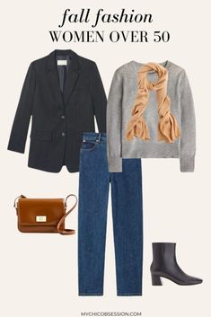 Fall Capsule Wardrobe 2024 Over 50, Classy Jean Outfits For Women, Fall Outfits Over 50 For Women, Dressing Classy, Simple Fall Outfits Casual, Aw 2024, Realistic Fashion, Capsule Wardrobe Casual, Classy Clothing