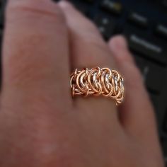 The Perfect Ring Ring Finger Rings, Cheap Diamond Rings, Ring Tutorial, Chainmaille Bracelet, Diy Rings