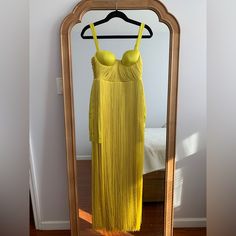 Reposhing This Item I Purchased From @Honeyleeni. Loved It, But Ready To Rotate For Something New. Questions? Leave A Comment Below! House Of Cb Dresses, Satin Maxi, House Of Cb, Satin Maxi Dress, House Dress, Tassel Fringe, Gold Yellow, Something New, Tassels