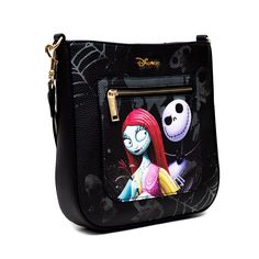 WondaPOP Designer Series - Nightmare Before Christmas Crossbody Purse WondaPOP's designer series are the highest end Disney Purse's, made from soft pebbled vegan leather, with custom printed "Disney" lining, gold "Disney" die cut badge, and multiple organizing interior pockets. WondaPOP Disney bags are known for their whimsical Disney prints and designs. Made of high quality vegan leather, zipper and/or magnet closure, and extra functional pockets. Officially Licensed Disney Product Dimensions: Nightmare Before Christmas Purse, Disney Prints, Disney Lines, Disney Purse, Disney Bags, Disney Handbags, Disney Fashion, Christmas Pjs, Disney Bag