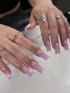 Spring Break Nails, Clear Acrylic Nails, Broken Nails, Pink Gel, Nails Pink, I Love Nails, Pink Acrylic Nails, Long Acrylic Nails