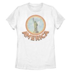 Salute America when you rock this vintage-inspired Statue of Liberty graphic tee! Salute America when you rock this vintage-inspired Statue of Liberty graphic tee! Crewneck Short sleevesFABRIC & CARE Cotton Machine wash Imported Size: X Large. Color: White. Gender: female. Age Group: kids. Vintage Statue, Vintage Statues, You Rock, Statue Of Liberty, Fabric Care, Gender Female, Graphic Tee, Vintage Inspired, Age Group