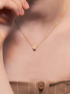 Editor's NotesHei presents a sophisticated and elegant collection inspired by a heart motif that exudes a classic vibe.  - Daisy pendant with epoxy-filled colors- Made of silver 925- Slim basic chain- Glossy and smooth surface- Feminine and sophisticated mood Measurements (in.)One Size- Size: 16.14 in. ( + 1.97 in. ) (L)- Pendant: 0.20 in. Composition & Care- Material: Silver 925 (White - Silver Plating, Gold - Gold Plating), Cubic, Epoxy- Plated products may discolo Elegant Necklace With Heart Charm And Flower Pendant, Elegant Cable Chain Jewelry For Valentine's Day, Elegant Formal Heart Necklace With Birthstone, Elegant Sterling Silver Heart Necklace With Cable Chain, Elegant Heart-shaped Cable Chain Jewelry, Delicate Chain Jewelry For Valentine's Day, Elegant Heart Necklace With Cable Chain For Valentine's Day, Formal Delicate Chain Jewelry For Valentine's Day, Fine Jewelry Heart Necklace With Polished Finish