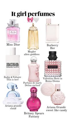 It girl perfumes #itgirl #fragrance #beauty #signaturescent Sephora Skin Care, Body Smells, Bath And Body Care