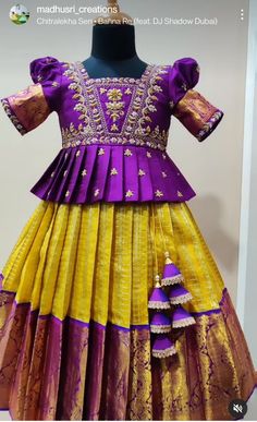 Pattu Langa Designs For Kids, Kids Pavadai Blouse Designs, Kids Lehanga Design Indian Dresses, Baby Langa Blouse Designs, Baby Girl Langa Blouse Designs, Baby Pattu Langa Designs, Kids Langa Blouse Designs, Pattu Langa Blouse Designs For Kids, Kids Pattu Langa Blouse Designs