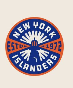 the new york jets logo is shown in an orange, blue and white color scheme