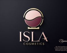 the logo for isla cosmetics